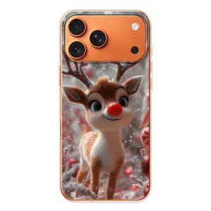Чехол с принтом «Олень с носом» для iPhone 17 Pro Max