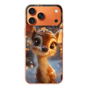 Чехол с принтом «Олененок среди гирлянд» для iPhone 17 Pro Max