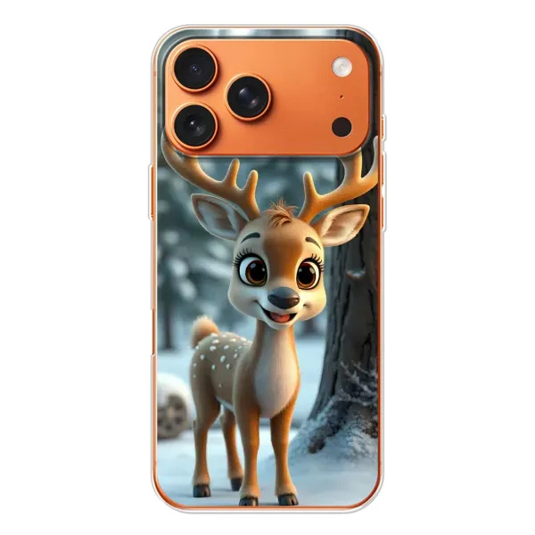Чехол с принтом «Олененок в лесу» для iPhone 17 Pro Max