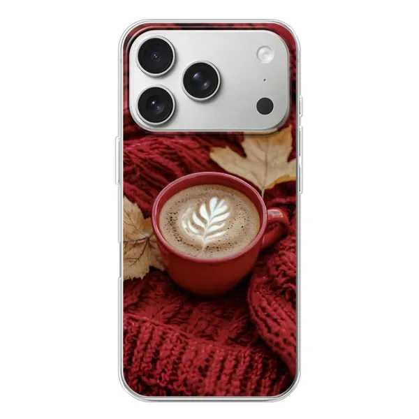 Чехол с принтом «Кофе на пледе» для iPhone 17 Pro