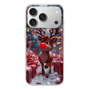 Чехол с принтом «Олень среди подарков» для iPhone 17 Pro