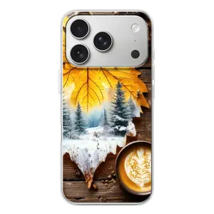 Чехол с принтом «Осенне-зимний кофе» для iPhone 17 Pro
