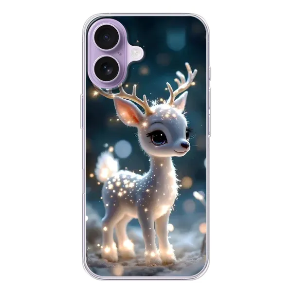 Чохол з принтом «Блискуче оленятко» для iPhone 17