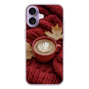 Чехол с принтом «Кофе на пледе» для iPhone 17