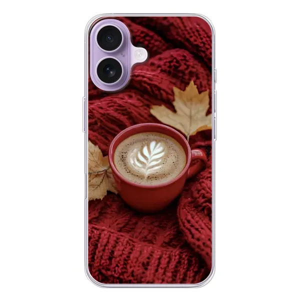 Чехол с принтом «Кофе на пледе» для iPhone 17 Чехол с принтом «Кофе на пледе» для iPhone 17