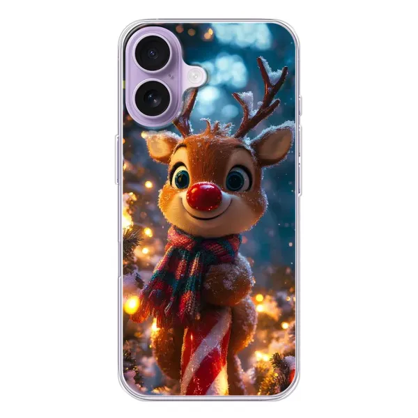 Чохол з принтом «Олень з шарфом» для iPhone 17