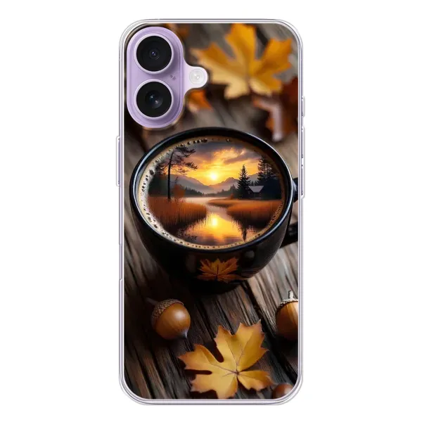 Чехол с принтом «Темный кофе» для iPhone 17 Чехол с принтом «Темный кофе» для iPhone 17