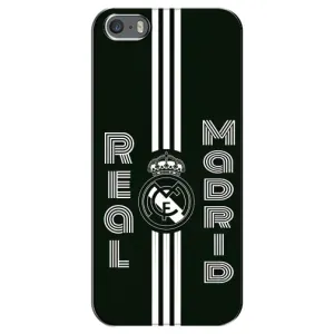 ФК Реал Мадрид чехлы для iPhone 5 / 5s / SE (AlphaPrint) (черно белый Реал)