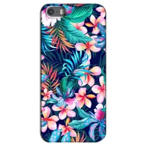 Чехол с принтом «Красочные цветы» для iPhone 5 / 5s / SE