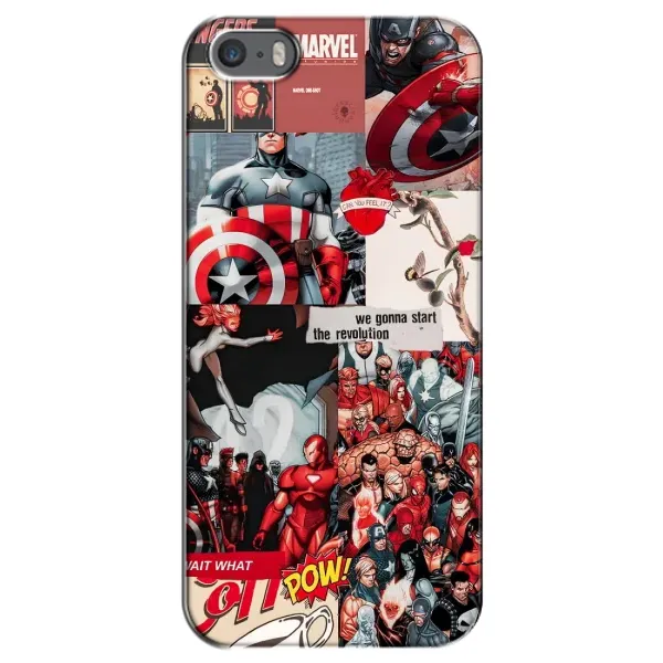 Чехол с принтом «Марвел Комикс» для iPhone 5 / 5s / SE Чехол с принтом «Марвел Комикс» для iPhone 5 / 5s / SE