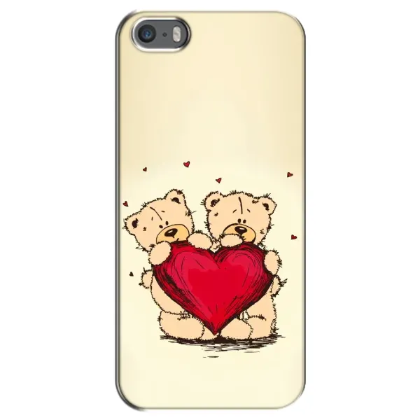 Чохол з принтом «Медвежата» для iPhone 5 / 5s / SE