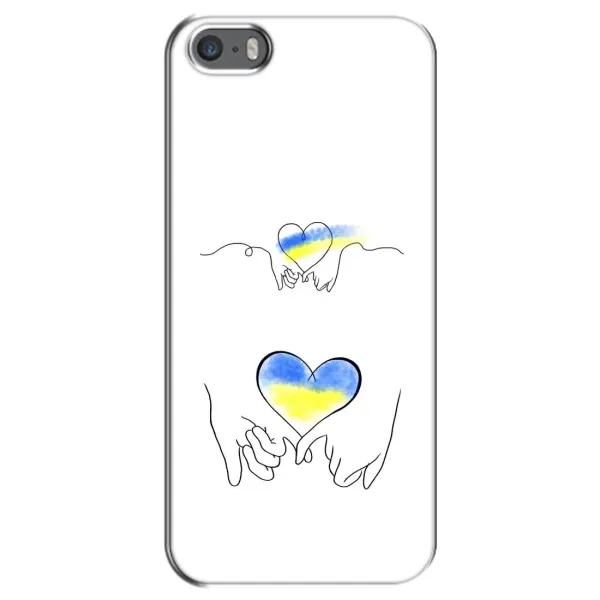 Чехол с принтом «Мир Украине» для iPhone 5 / 5s / SE