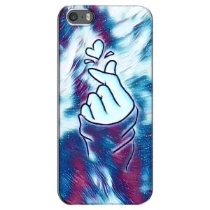 Чехол с принтом «Радужное сердце» для iPhone 5 / 5s / SE