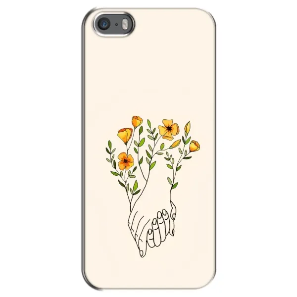 Чохол з принтом «Руки любві» для iPhone 5 / 5s / SE