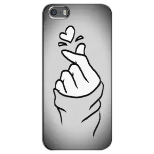 Чехол с принтом «Значок Love» для iPhone 5 / 5s / SE
