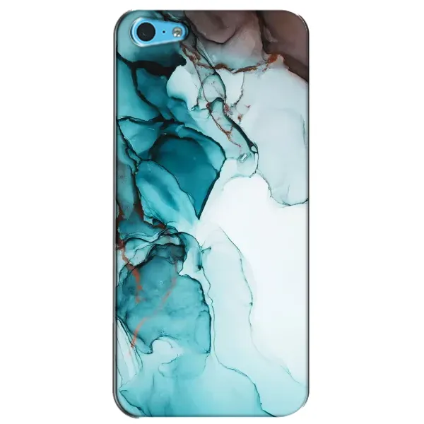 Чехол с принтом «Бирюзовый мрамор» для iPhone 5c