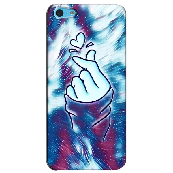 Чехол с принтом «Радужное сердце» для iPhone 5c