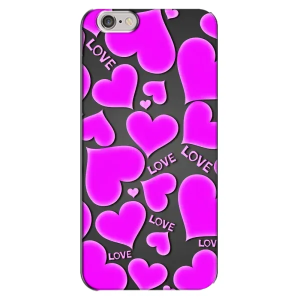Чехол с принтом «Pink hearts» для iPhone 6 Plus / 6s Plus Чехол с принтом «Pink hearts» для iPhone 6 Plus / 6s Plus