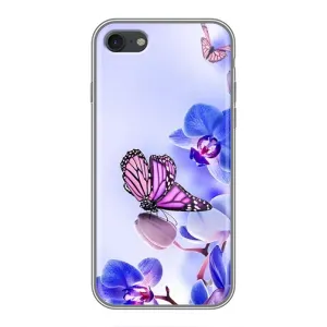 Чохли з квітами для iPhone 6 / 6s (VPrint) (Метелик на квітах)