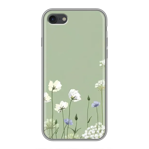 Чохол з принтом «Квіти на зеленому» для iPhone 6 / 6s