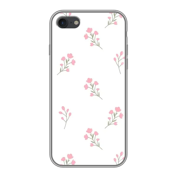 Чохол з принтом «Рожеві квіти» для iPhone 6 / 6s