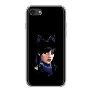 Чехлы Венсдей на iPhone 6 / 6s Уэнсдей (AlphaPrint) (серьезная Уэнздей)