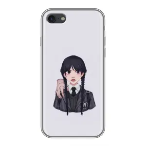 Чехлы Венсдей на iPhone 6 / 6s Уэнсдей (AlphaPrint) (Уэнздей и Вещь)