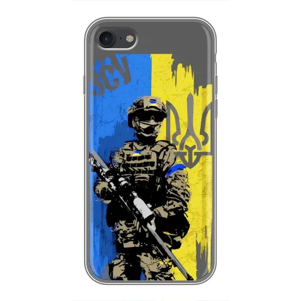 Чехол с принтом «АРТ солдат» для iPhone 7