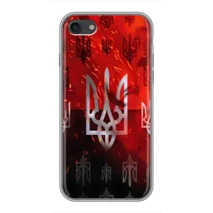 Украинские Чехлы для iPhone 7 с картинкой УПА (AlphaPrint) (ГЕРБ УПА)