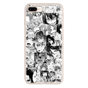 Чехол с принтом «Ahegao manga» для iPhone 8 Plus