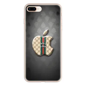 Чохол з принтом «Apple gucci» для iPhone 8 Plus