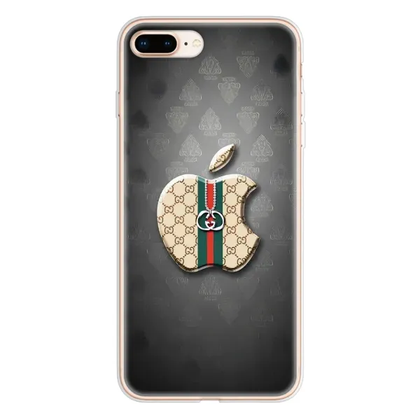 Чохол з принтом «Apple gucci» для iPhone 8 Plus