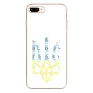 Чохли для iPhone 8 Plus Укр. Символіка (AlphaPrint) (Герб з букв)