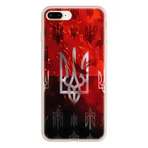 Украинские Чехлы для iPhone 8 Plus с картинкой УПА (AlphaPrint) (ГЕРБ УПА)