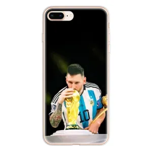 Чехлы для iPhone 8 Plus (Leo чемпион) (AlphaPrint) (Кубок Месси)