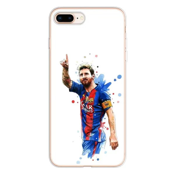 Чехол с принтом «Лео Месси» для iPhone 8 Plus