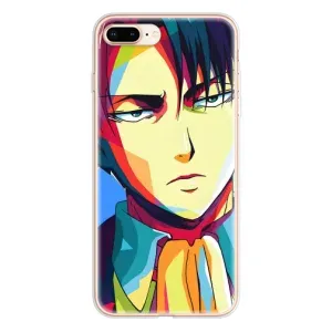 Чехол с принтом «Леви Аккерман» для iPhone 8 Plus