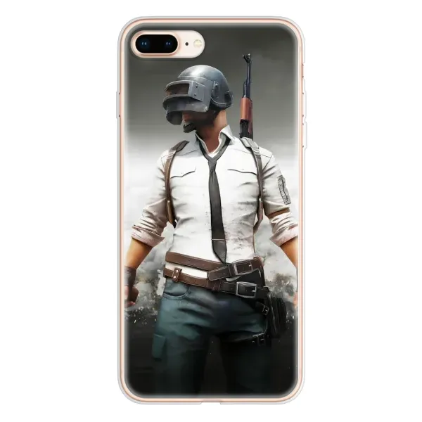 Чехол с принтом «Пабг мен» для iPhone 8 Plus Чехол с принтом «Пабг мен» для iPhone 8 Plus