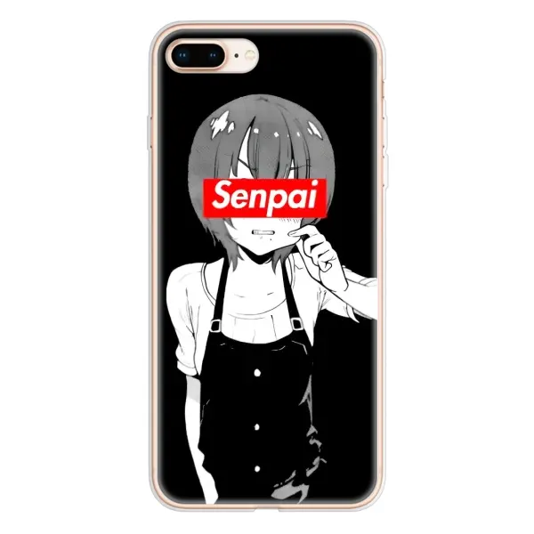 Чехол с принтом «Senpai» для iPhone 8 Plus