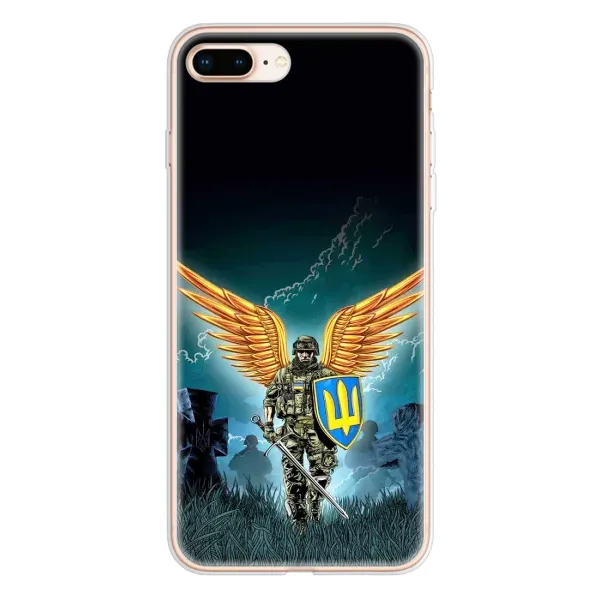 Чохол з принтом «Солдат ЗСУ» для iPhone 8 Plus