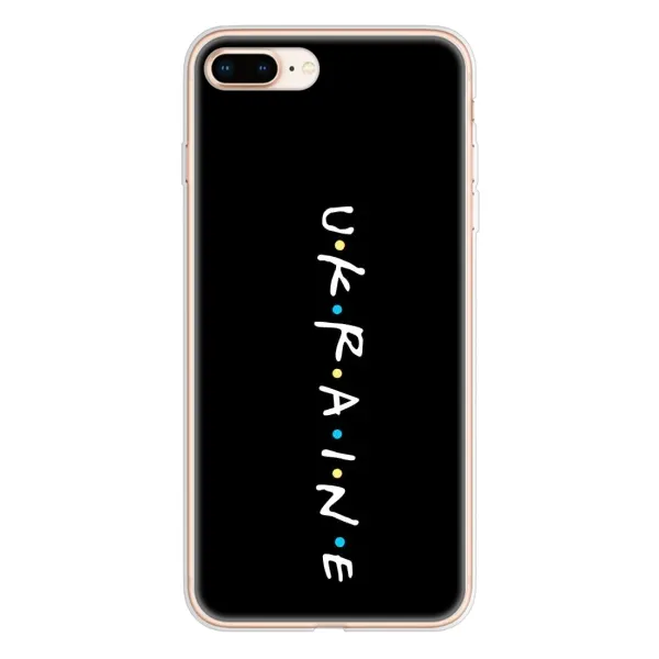 Чохол з принтом «UKRAINE» для iPhone 8 Plus Чохол з принтом «UKRAINE» для iPhone 8 Plus