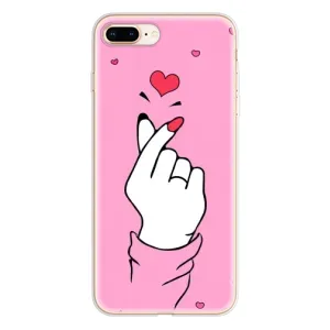 Чохол з принтом для iPhone 8 Plus (AlphaPrint - Знак сердечка)