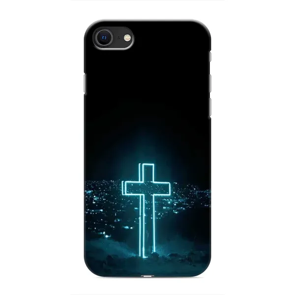 Чехол с принтом «Крест и город» для iPhone SE (2020) Чехол с принтом «Крест и город» для iPhone SE (2020)