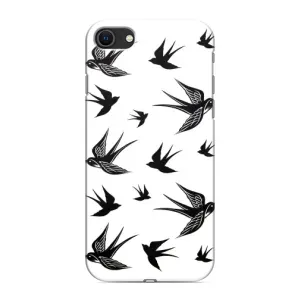 Чехол с птицами на iPhone SE (2020) (VPrint)