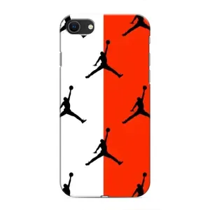 Чехлы для iPhone SE (2020) - с картинкой JORDAN (AlphaPrint) (Лого Джордан)