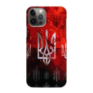 Украинские Чехлы для iPhone 11 Pro Max с картинкой УПА (AlphaPrint) (ГЕРБ УПА)