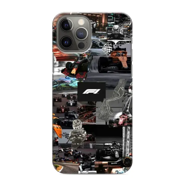 Чохол з принтом «Гоночний колаж Ф1» для iPhone 11 Pro Max
