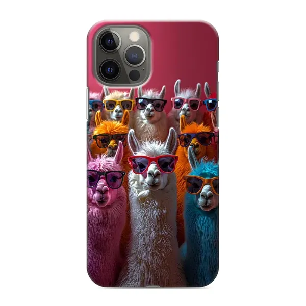 Чохол з принтом «Лами в окулярах» для iPhone 11 Pro Max