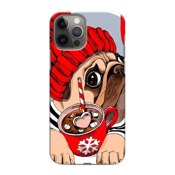 Чохол з принтом «Песик в шапці» для iPhone 11 Pro Max