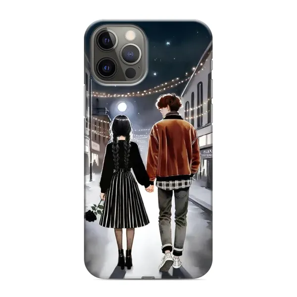 Чохол з принтом «Венздей та Тайлер» для iPhone 11 Pro Max Чохол з принтом «Венздей та Тайлер» для iPhone 11 Pro Max